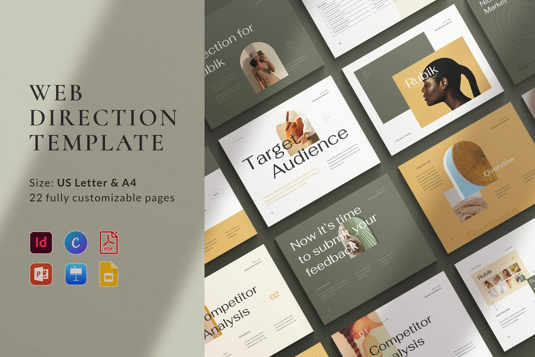 Rubik / Web Direction Template, a Presentation Template by TemplatesForest