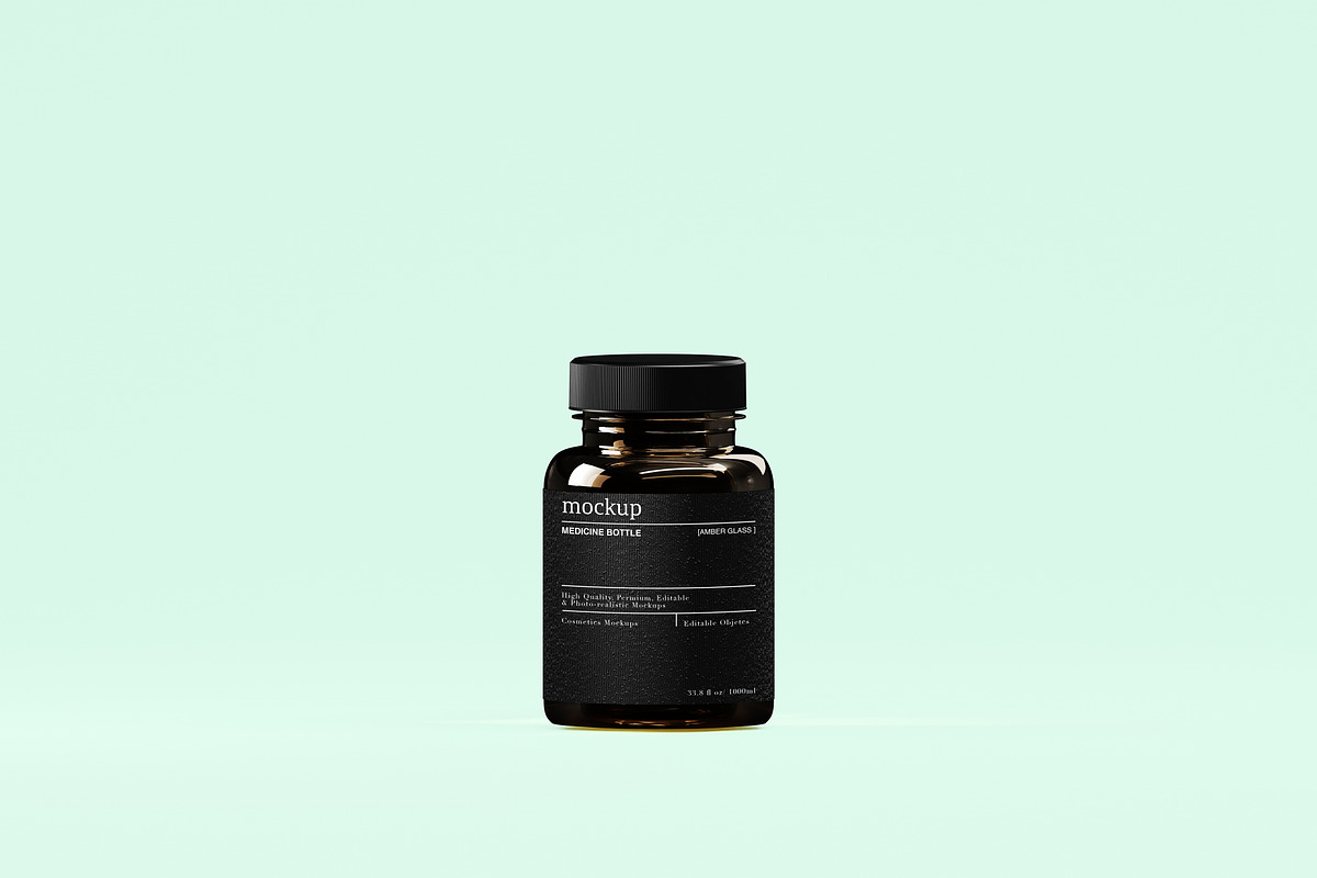 Amber – Medicine Bottle Mockups Trio, a Product Mockup by Zumrod (Photo 8 of 8)