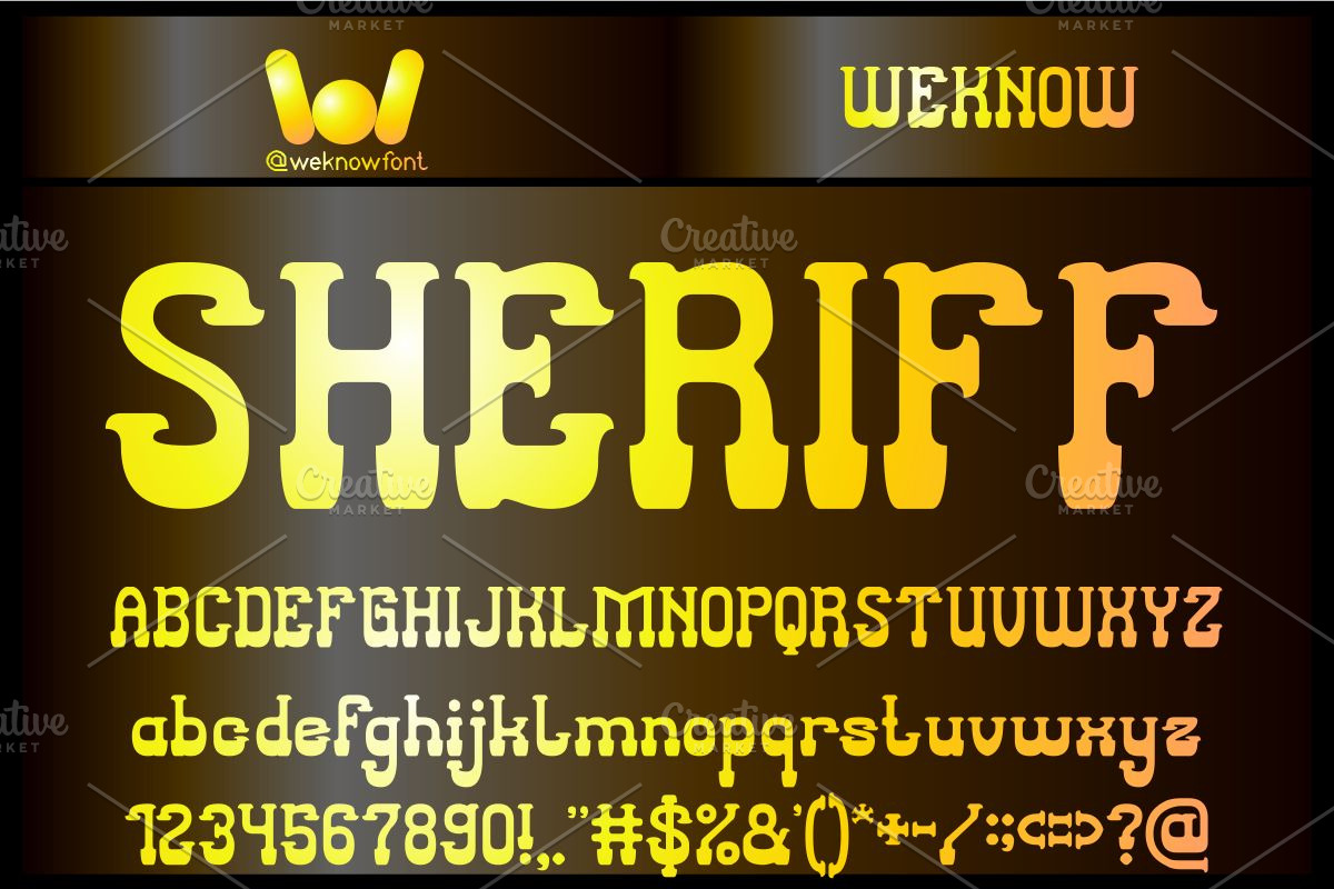 Western Classic font, a Serif Font by weknow (Photo 2 of 8)