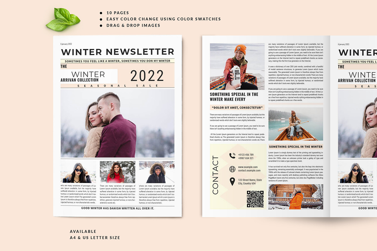 Newspaper Design Bundle - 6 in One, a Brochure Template by ROJI CREATOR (Photo 4 of 13)