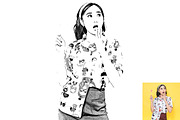 Digital Vector Drawing Ps Action, an Action Add-On by Studio Retouch (Thumbnail 9 of 12)