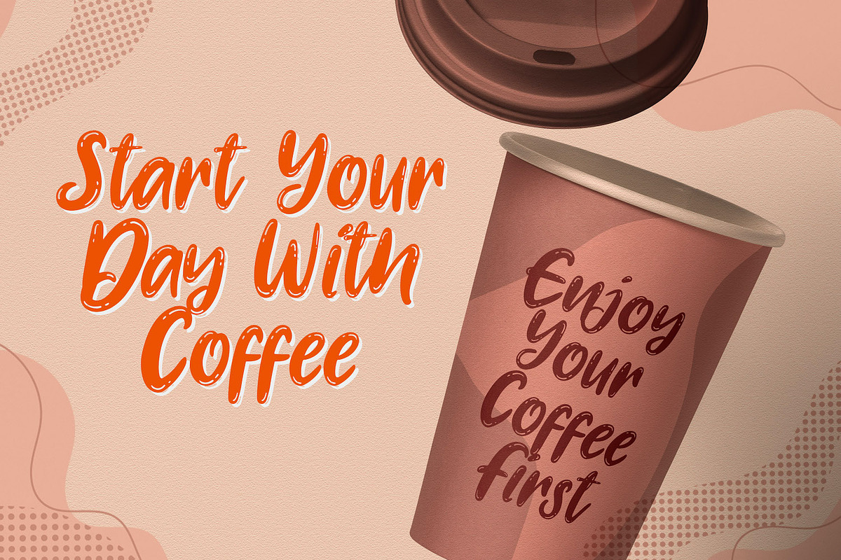 Banyu Langits - Quirky Display Font, a Handwritten Font by StringLabs (Photo 9 of 13)