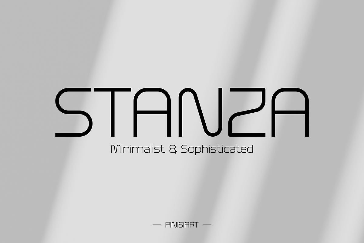 Stanza, a Sans Serif Font by Pinisi ART (Photo 1 of 10)