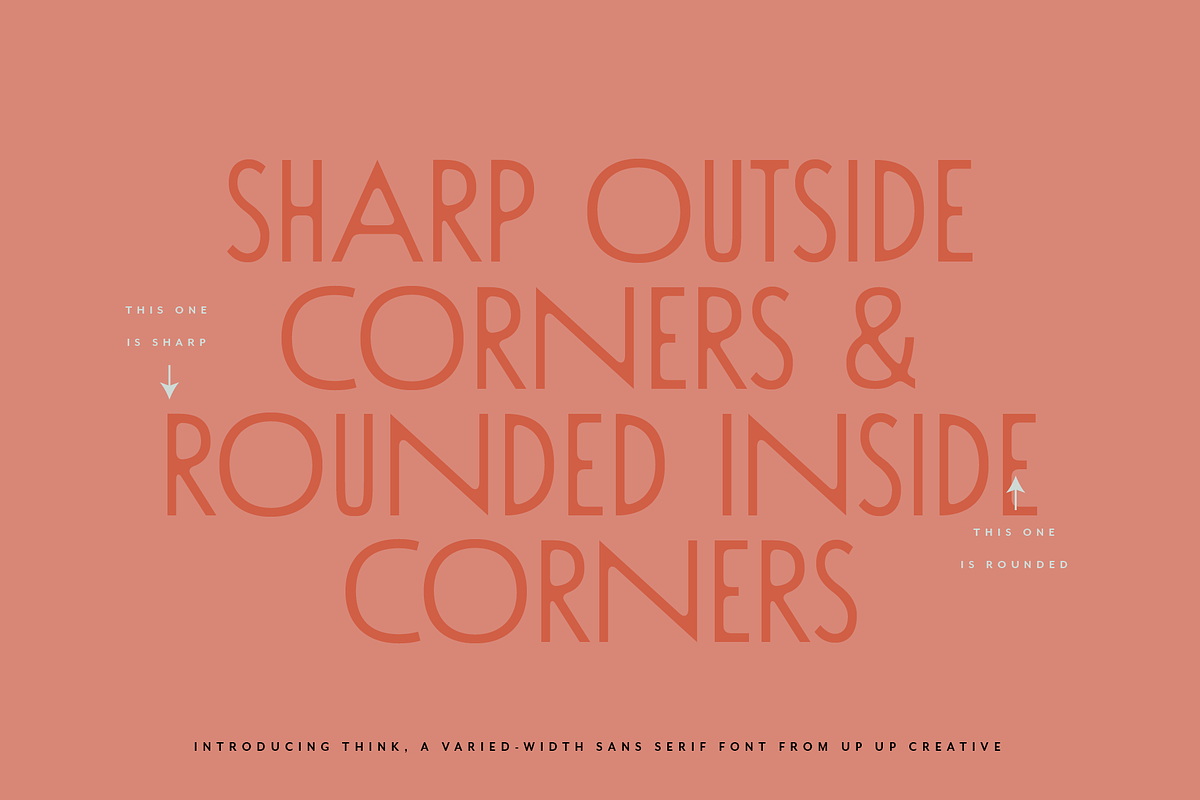 Think Sans Serif Font Family, a Sans Serif Font by Up Up Creative (Photo 10 of 13)