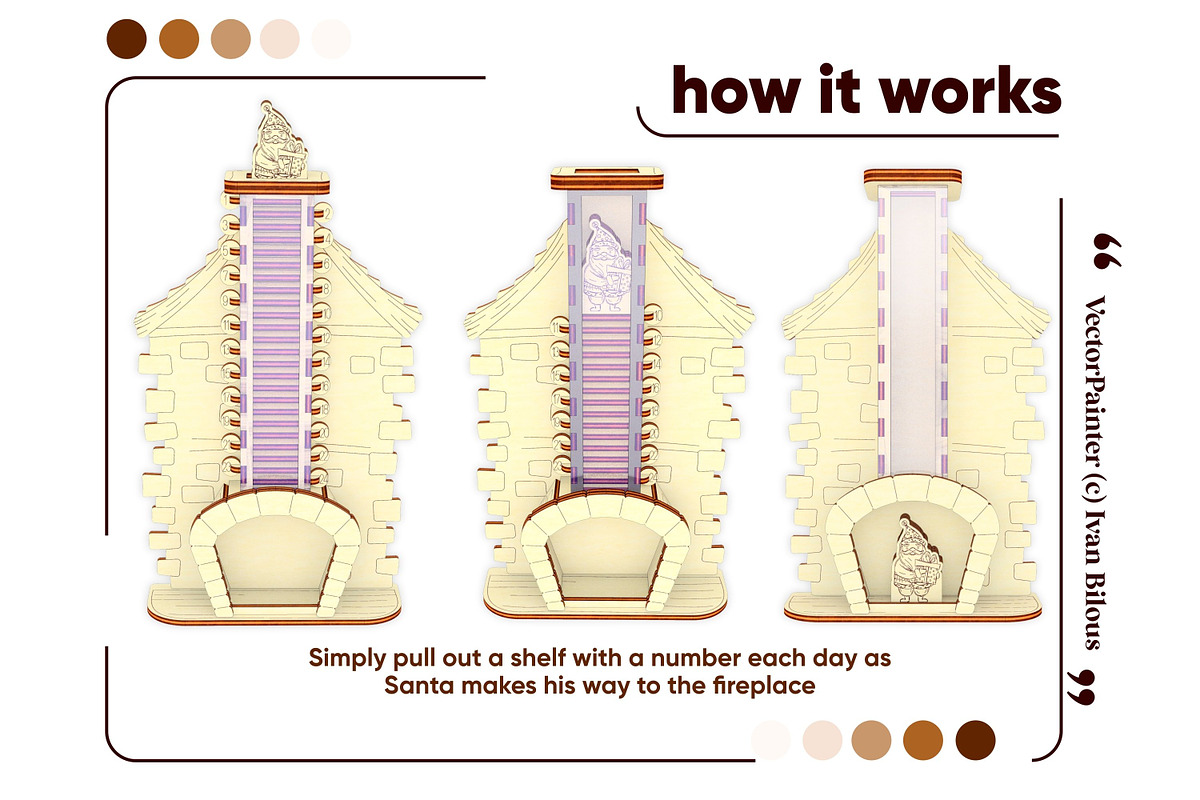 Countdown Advent Calendar, an Object Graphic by VectorPainter (Photo 10 of 14)