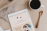 Nordic one-page website template, a Landing Page Template by Valley Media Templates (Thumbnail 3 of 4)