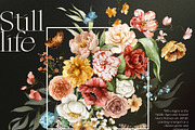 Dutch - Watercolor Floral Alphabet, a Decorative Illustration by Veris Studio (Thumbnail 3 of 15)