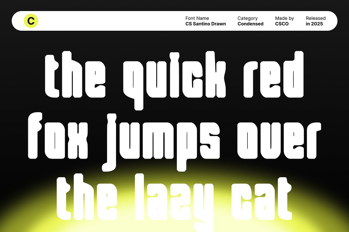 CS Santino Drawn, a Sans Serif Font by Craft Supply Co. (Photo 3 of 8)