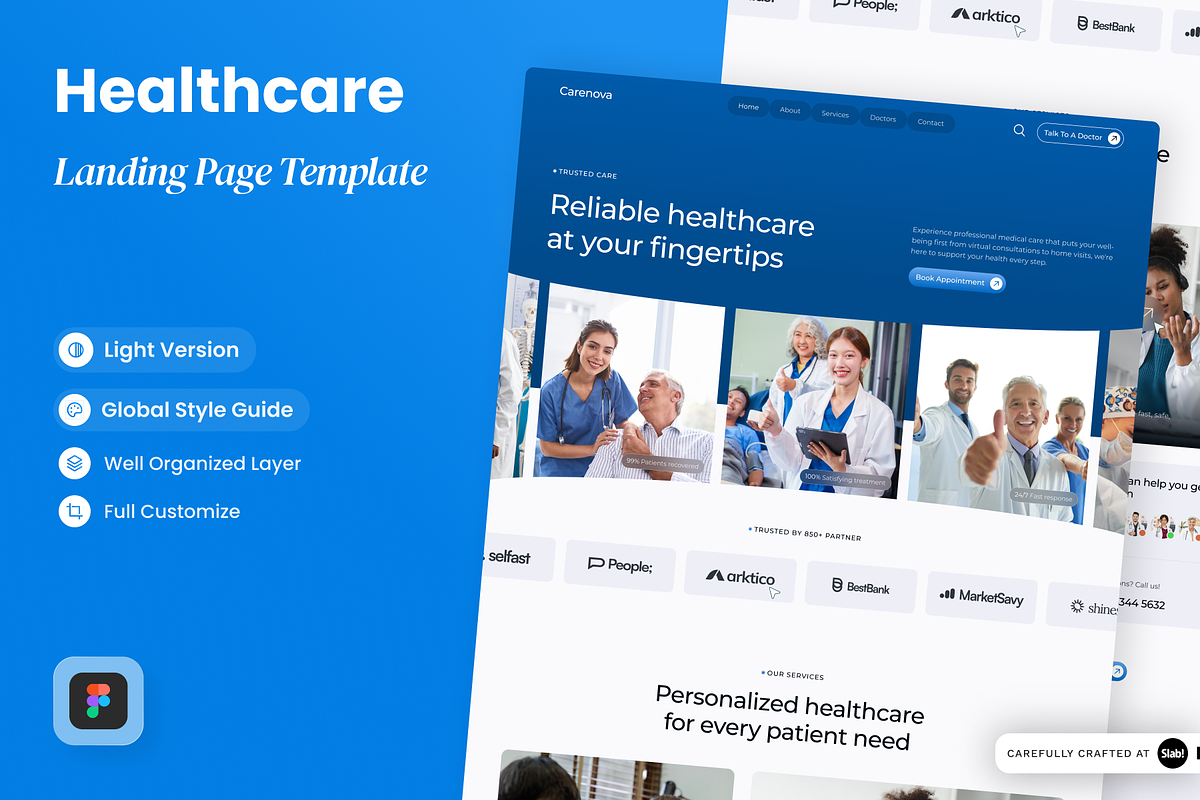 Carenova - Healthcare Landing Pages