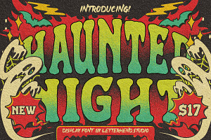 Haunted Night Display Font