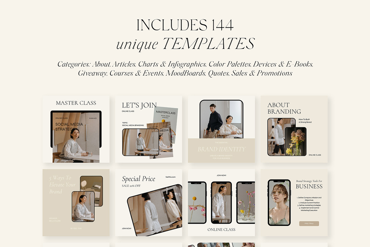 Muse Social Media Pack Canva, a Social Media Template by Feel This (Photo 30 of 32)
