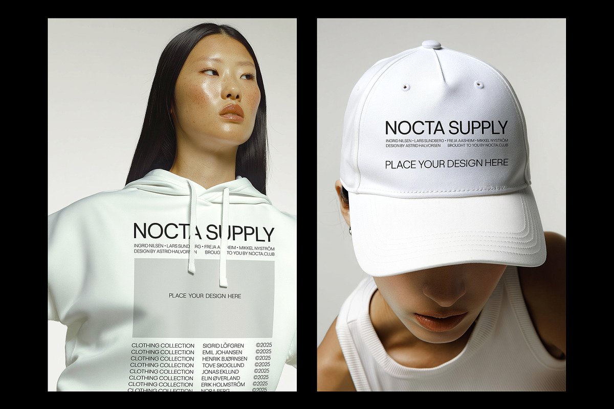 Clothing Mockup Collection NC-23, an Apparel Mockup by NOCTA SUPPLY (Photo 3 of 4)