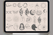 Wiccan Wicca Witchcraft Vol 3, a Brush Add-On by TaKong Magics (Thumbnail 3 of 4)