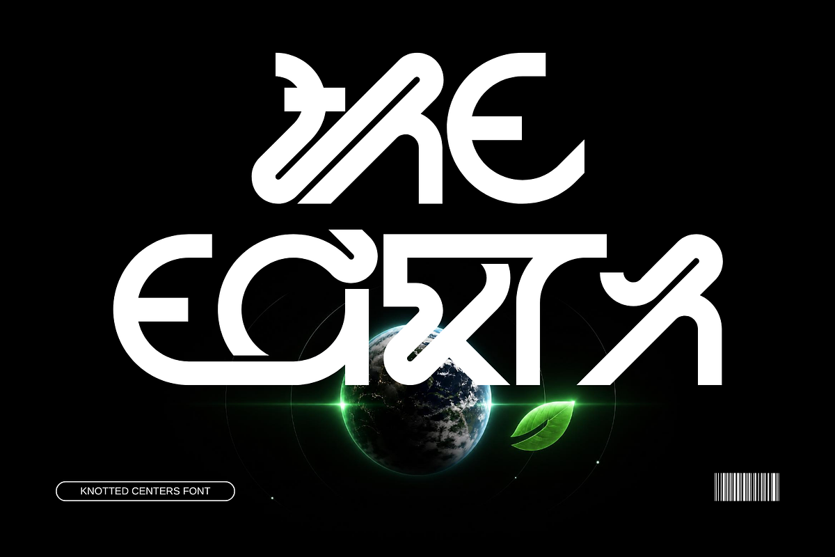 Knotted Centers - Geometric Font, a Sans Serif Font by 177Studio (Photo 5 of 8)