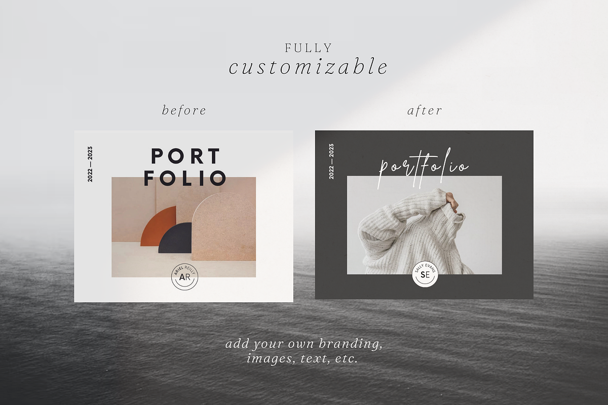 Minimal Portfolio Template Canva, a Presentation Template by ...