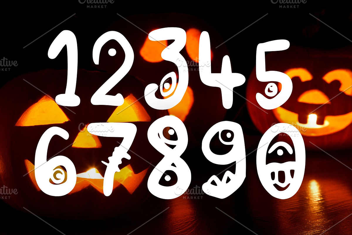 Halloween Font, SVG Cut file font, a Font by Tattoo Worker Studio (Photo 4 of 4)