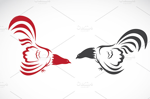 Vector Image Of An Cock