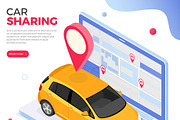 Car Sharing Service Concepts, a Person Illustration by TAlex (Thumbnail 2 of 6)