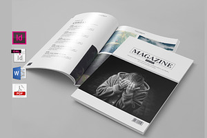 Magazine Template, a Magazine Template by obidullah_01