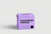 Cosmetic jar Boxes Mockup, a Packaging Mockup by renderstockmarket (Thumbnail 3 of 4)