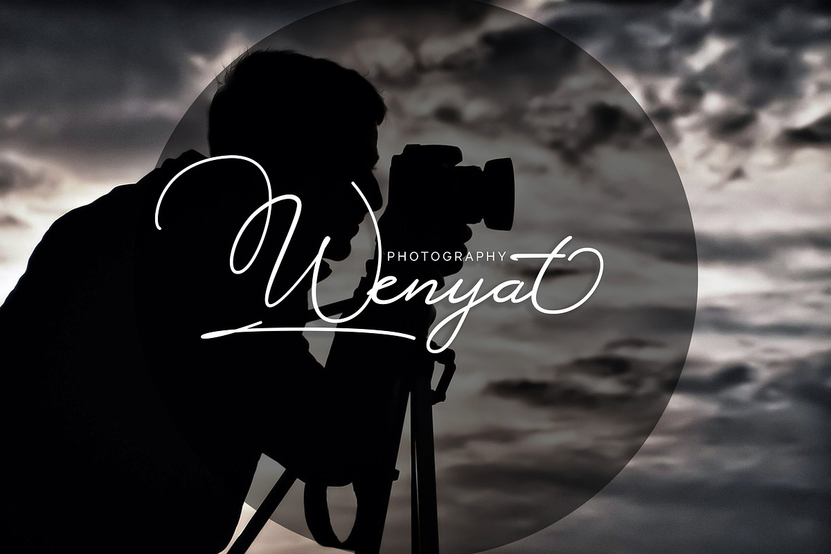 Alistair Signature Font preview 7