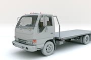Isuzu Flatbed Truck, a Cars & Vehicle 3D Model by Olives (Thumbnail 1 of 21)