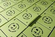 Square Box Mockup Set-3, a Packaging Mockup by Grid&Glow (Thumbnail 4 of 8)