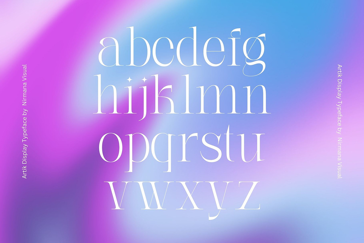 Artik - Modern Serif Font, a Serif Font by Nirmana Visual (Photo 3 of 10)