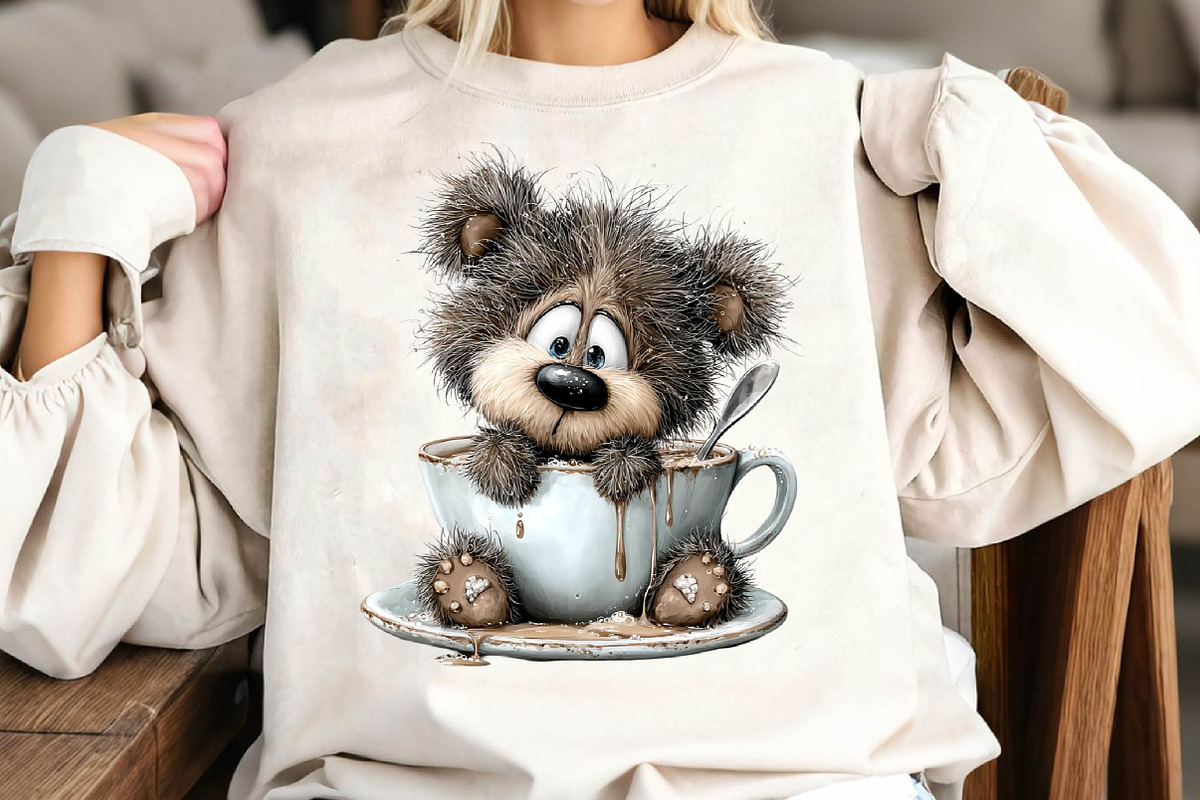 Whimsical Coffee Lover Animals, an Animal Illustration by fashionaddict (Photo 6 of 7)