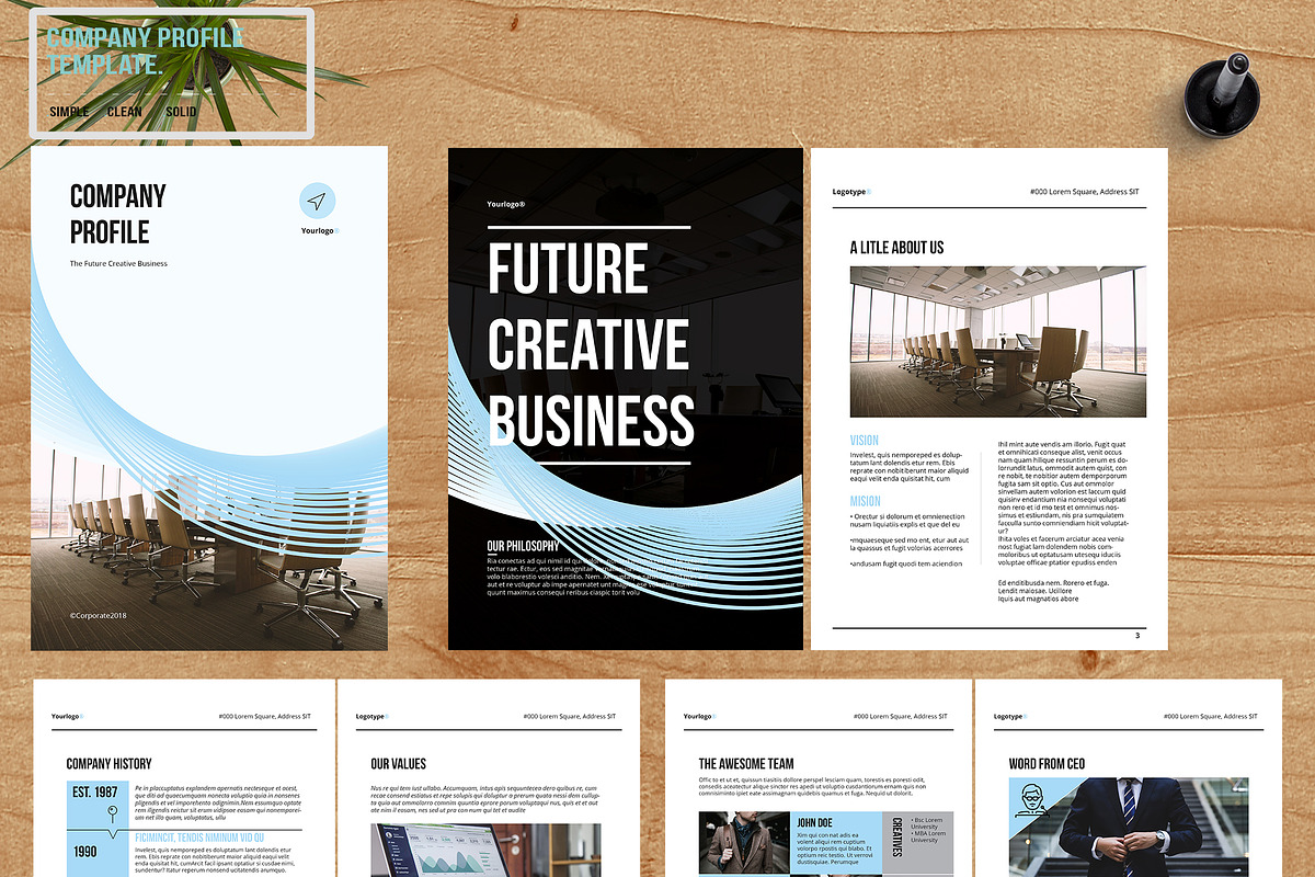 Company Profile Template preview 2