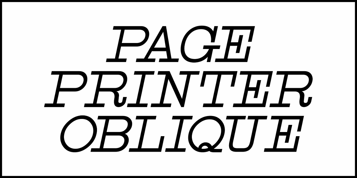 Page Printer JNL, a Serif Font by Jeff Levine Fonts (Photo 4 of 5)