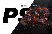 Magma Text Effect Photoshop Action, an Action Add-On by DESIGNAVO (Thumbnail 6 of 9)