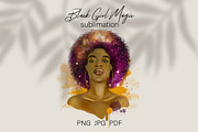 Black African American Woman 1 PNG, an Illustration by Orange Brush Studio (Thumbnail 4 of 5)