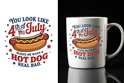 4th of July Hot Dog PNG, a Food Illustration by Unique Design Team (Thumbnail 4 of 5)