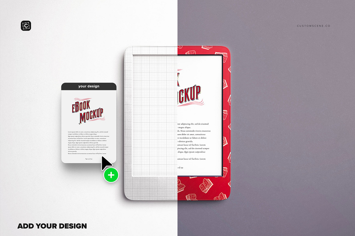 eBook Reader Mockup, a Product Mockup by Custom Scene (Photo 6 of 8)