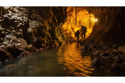 underground solution cave landscape, a Background Photo by pikepicture