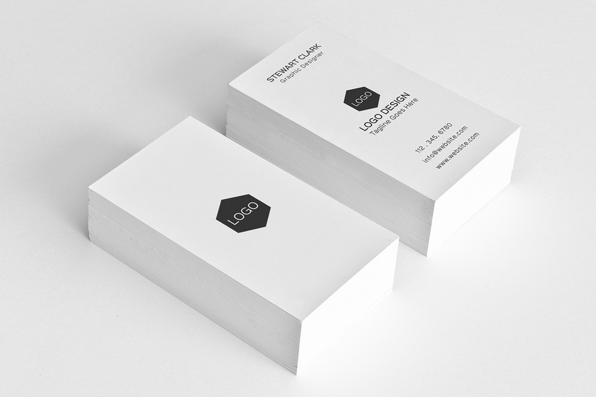 Simple Minimal Business Card, a Business Card Template by Shahjhan (Photo 5 of 6)