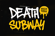 Death Subway – Graffiti Font, a Handwritten Font by figuree studio (Thumbnail 1 of 8)