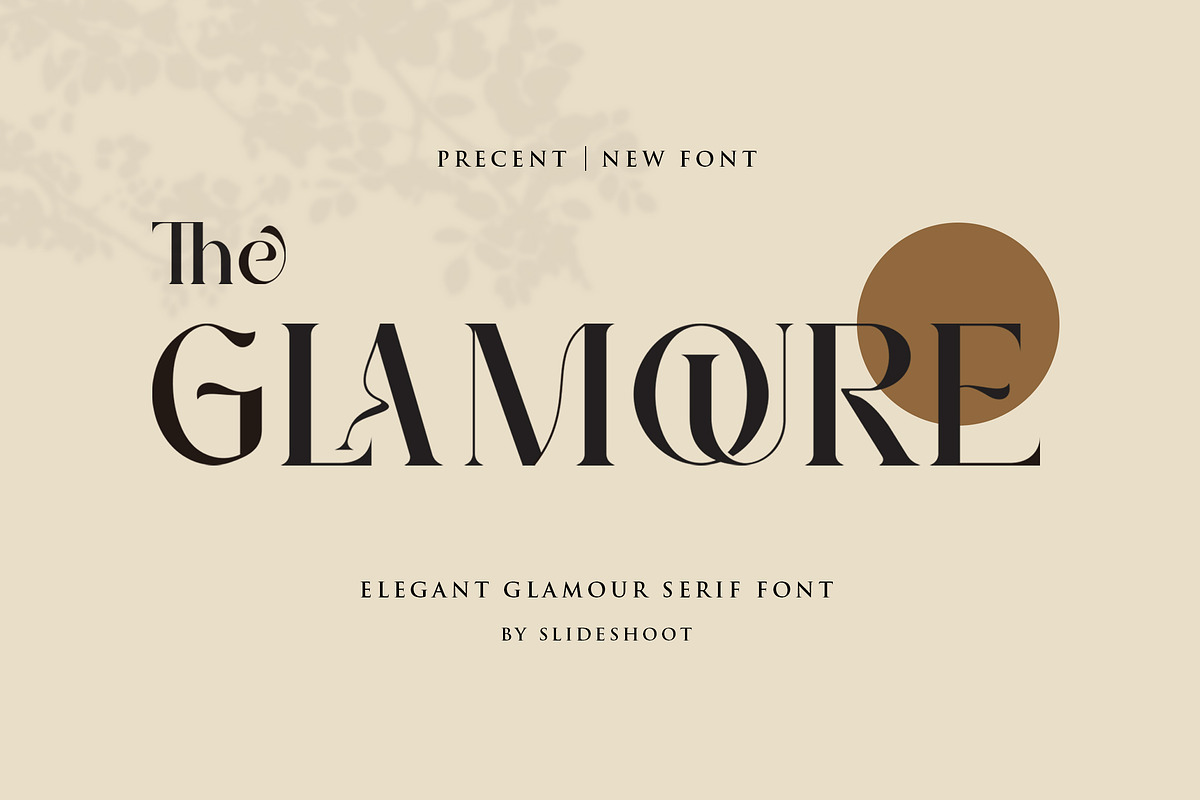 The Glamoure Serif Font, a Serif Font by Idea Studio (Photo 1 of 12)