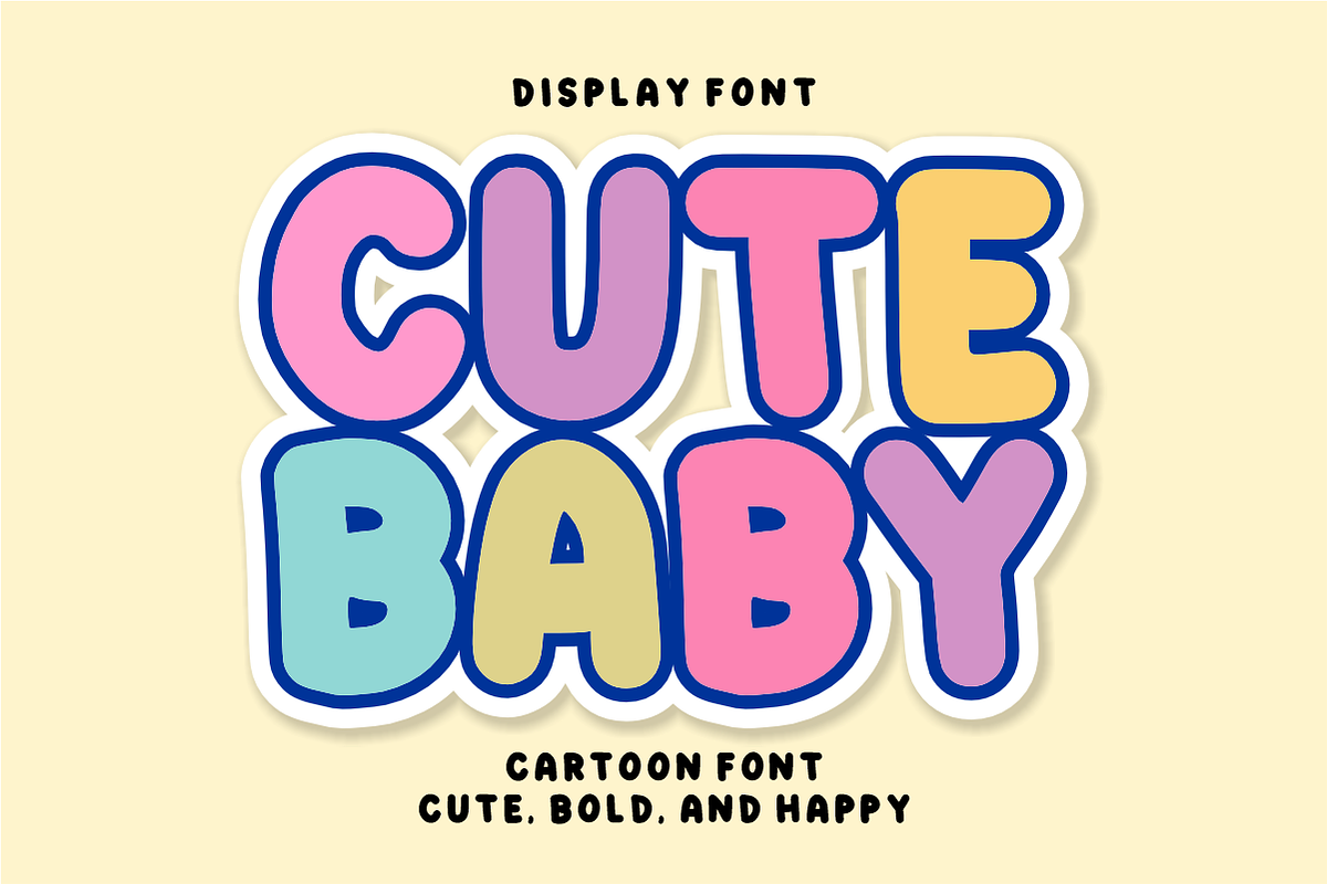 Bubble Picnic - Cute Bubble Font, a Handwritten Font by KiddoGlyphs Studio (Photo 2 of 5)