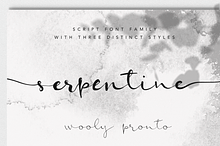 Serpentine Script Font Family