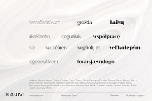 Ravensara Sans 7 Fonts