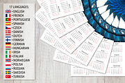 Alfa Calendar Creator 2023, a Stationery Template by inimalGraphic (Thumbnail 5 of 7)