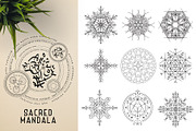 300 Vector Mandala Ornaments, a Decorative Illustration by pixaroma (Thumbnail 19 of 49)