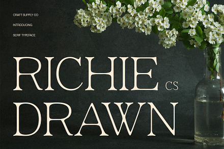 CS Richie Drawn, a Serif Font by Craft Supply Co.