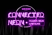 Connected Neon, a Symbol Font by Ditatype (Thumbnail 1 of 10)
