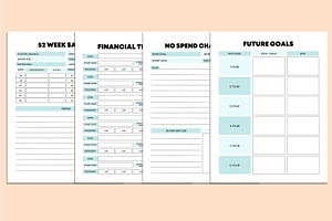 Editable Financial Planner For Canva