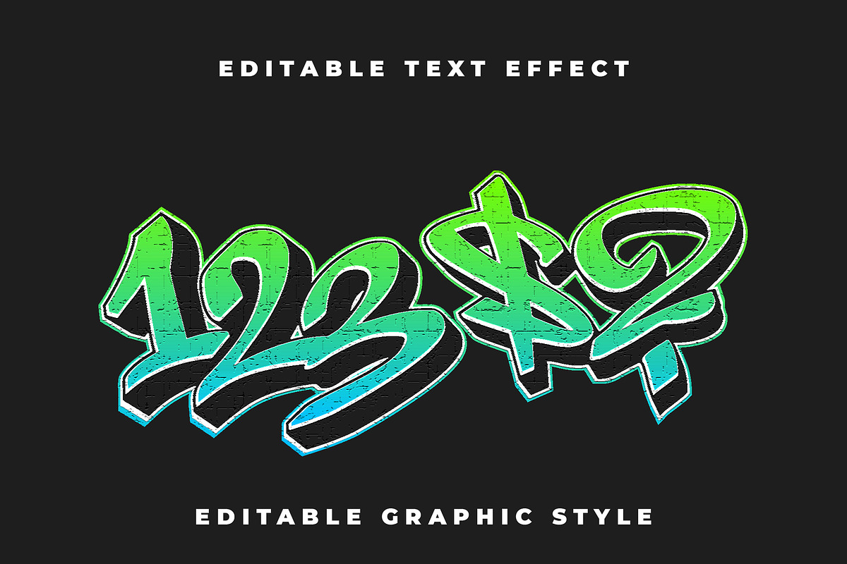 Spray Graffiti Text Effect preview 2