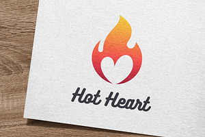 Hot Heart Logo