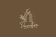 Archway Leaf Crescent Moon Logo, a Branding & Logo Template by Signatoro (Thumbnail 3 of 3)